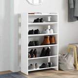 Vidaxl Shoe Rack 60x25x100 cm Behandlet trehvit