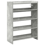 Vidaxx Schuhregal 60x25x81 cm Holzwerkstoff Betongrau