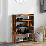 Vidaxx Schuhregal 60x25x81 cm fertiges Holz, altholzfarben