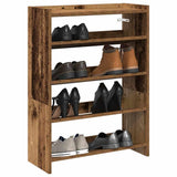 Vidaxx Schuhregal 60x25x81 cm fertiges Holz, altholzfarben