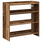 Vidaxl Schong Rack 60x25x62 CM verschafft Holz alen Holz faarweg