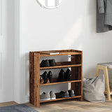 VidaXL shoe rack 60x25x62 cm processed wood old wood colored