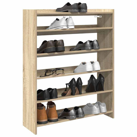 Vidaxx Schuhregal 80x25x100 cm Holzwerkstoff Sonoma-Eiche-farbig