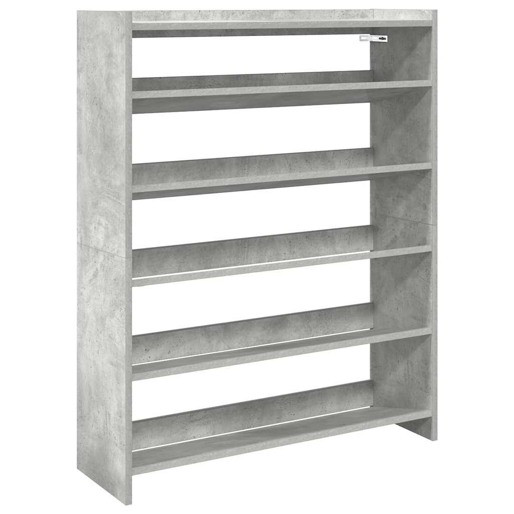 VidaXL shoe cabinet 80x25x100 cm Processed wood concrete price