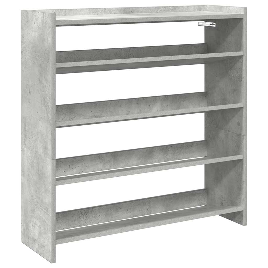 VidaXL shoe rack 80x25x81 cm processed wood concrete price