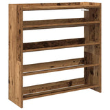 VidaXL shoe rack 80x25x81 cm processed wood old wood -colored