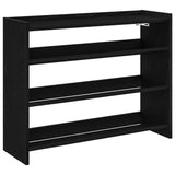 VidaXL shoe rack 80x25x62 cm processed wood black