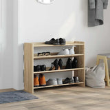 Vidaxx Schuhregal 80x25x62 cm, fertiges Holz Sonoma-Eiche-farbig