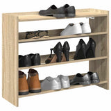 Vidaxx Schuhregal 80x25x62 cm, fertiges Holz Sonoma-Eiche-farbig