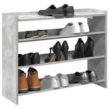 Vidaxl Shoe Rack 80x25x62 cm Behandlet tre betongpris