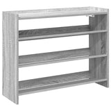 VidaXL shoe rack 80x25x62 cm processed wood gray sonoma oak color