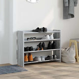 Vidaxl Shoe Rack 80x25x62 cm Behandlet tre grå sonoma eikfarge