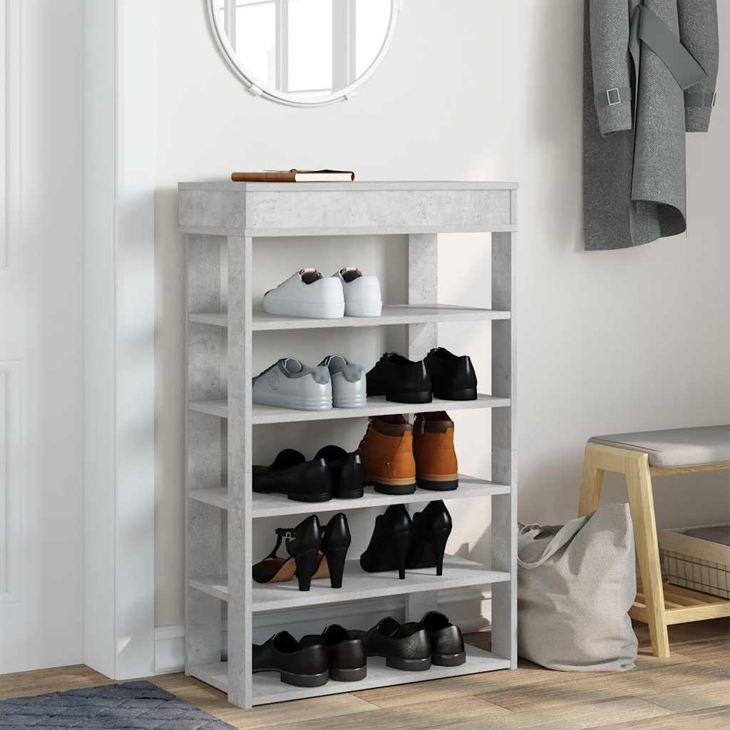 Vidaxl Shoe Rack 60x30x98 cm edytowany drewniany beton cena