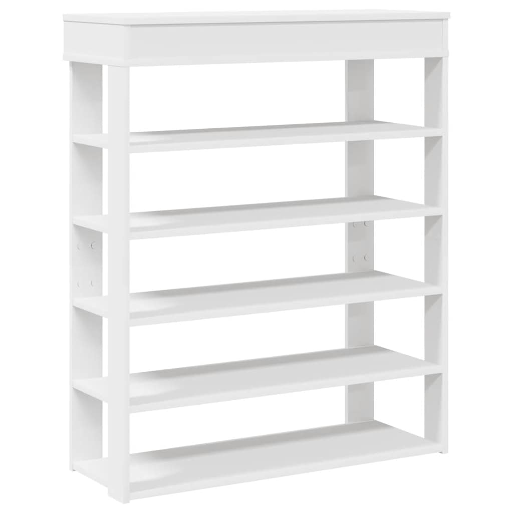 Vidaxl Shoe Rack 80x30x98 cm forarbejdet træhvide