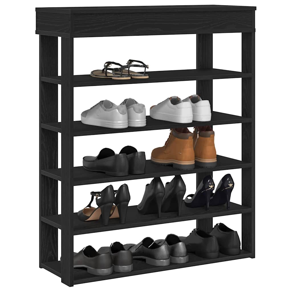 VidaXL shoe rack 80x30x98 cm Processed Wood Black