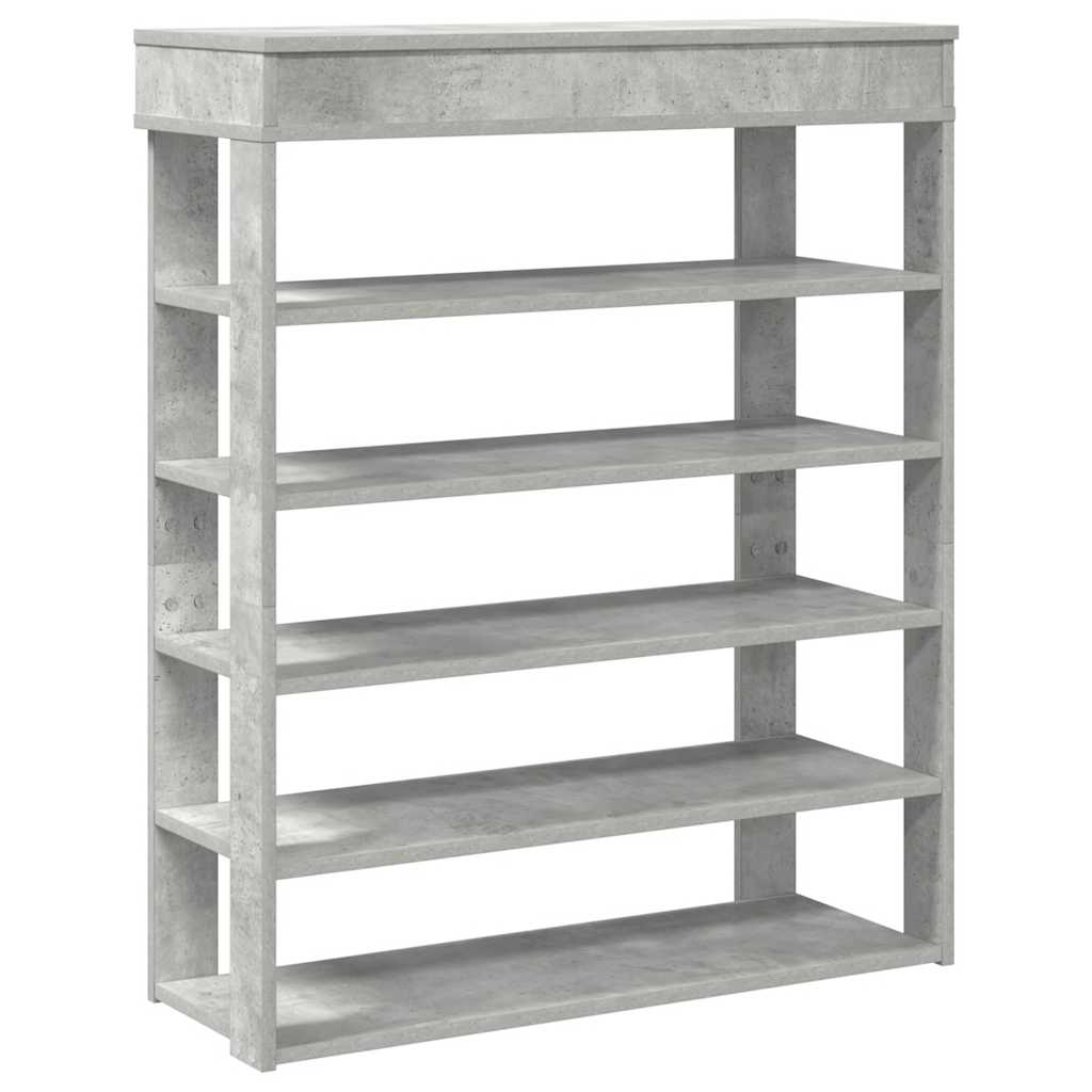 Vidaxx Schuhregal 80x30x98 cm Holzwerkstoff Betongrau