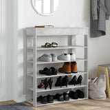 Vidaxx Schuhregal 80x30x98 cm Holzwerkstoff Betongrau