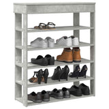 Vidaxx Schuhregal 80x30x98 cm Holzwerkstoff Betongrau