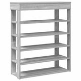 Vidaxx Schuhregal 80x30x98 cm verarbeitetes Holz Sonoma grau