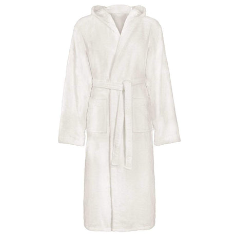 Vidaxl badjas kinn wit s katoen