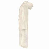 Vidaxl badjas kinn crème xl katoen