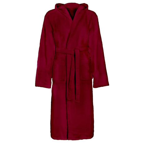 Vidaxl badjas kinn rood xxxl katoen