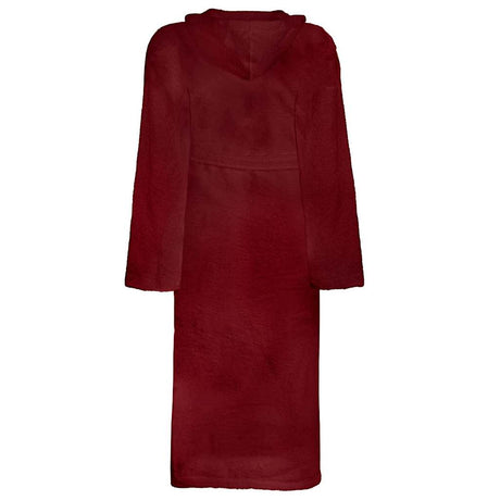 Vidaxl badjas kinn rood xxxl katoen