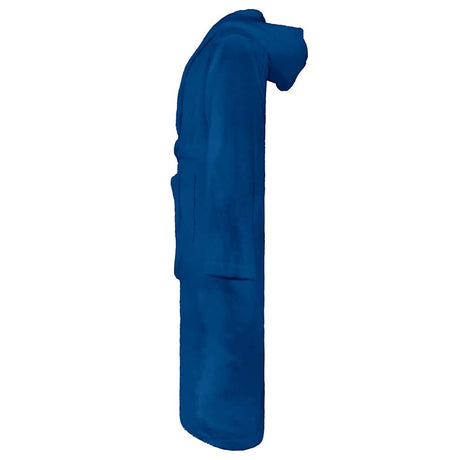 Vidaxl badjas kinn blauw s katoen