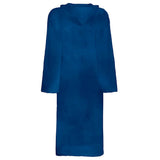 Vidaxl badjas kinn blauw m katoen