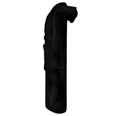 Vidaxl badjas kinn zwart xxxl katoen