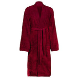 Vidaxl badjas kinn rood l katoen