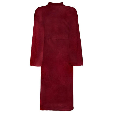 Vidaxl badjas kinn rood l katoen