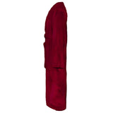 Vidaxl badjas kinn rood l katoen