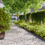 Vidaxl gazonranden 10 st 10x103 cm koudgewalst staal zwart