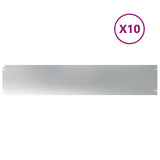 Vidaxl gazonranden 10 st 20x103 cm gegalvaniseerd staal