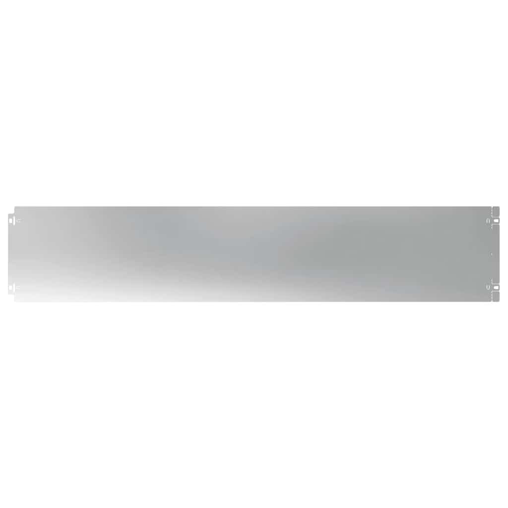 Vidaxl gazonranden 10 st 20x103 cm gegalvaniseerd staal