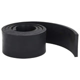 Vidaxl rubber edge for snow plow 150x8x1 cm black