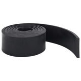 Vidaxl Edge de goma para Snow Stop 300x8x1 CM Negro