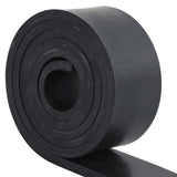 Vidaxl Edge de goma para Snow Stop 300x8x1 CM Negro