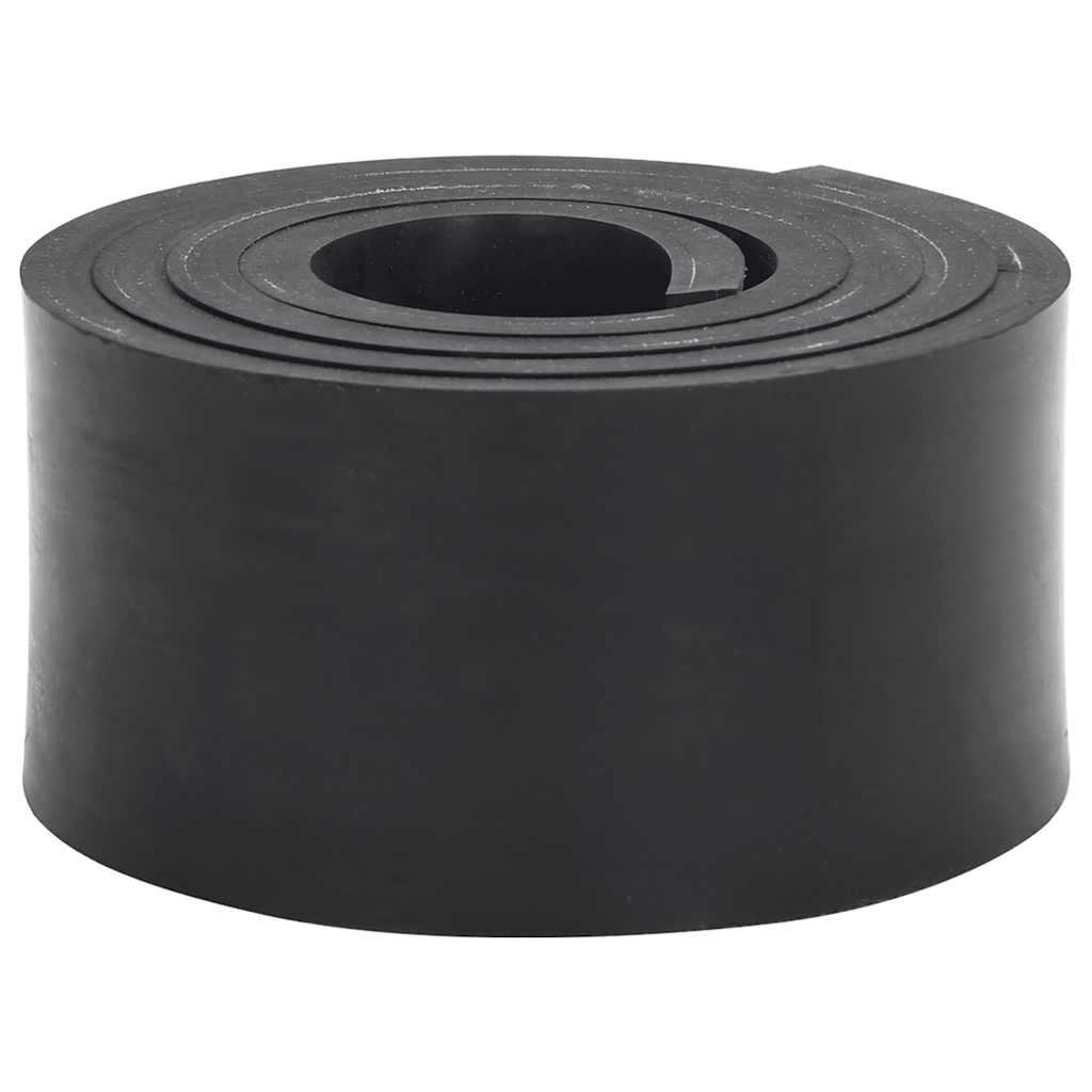 Vidaxl rubber edge for snow plow 150x10x1 cm black