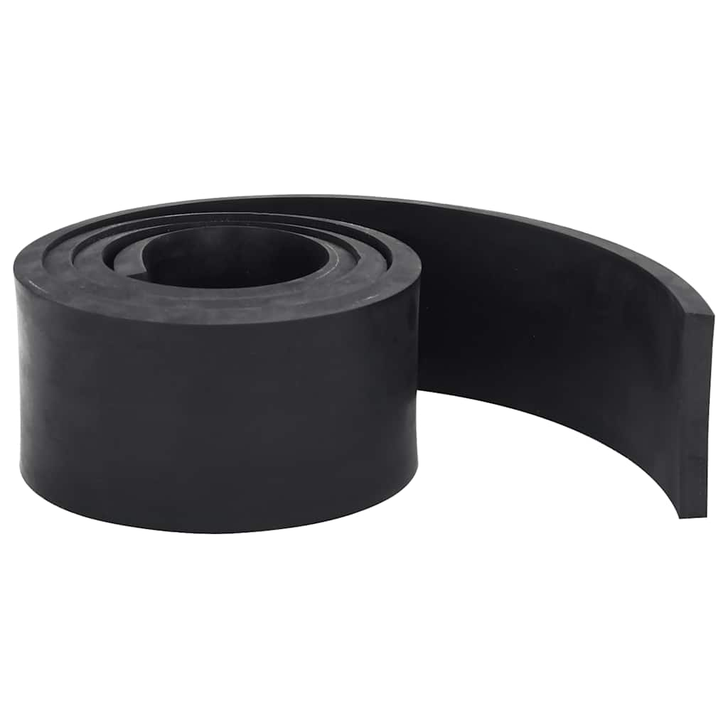 Vidaxl rubber edge for snow plow 150x10x1 cm black