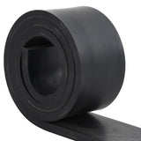 Vidaxl rubber edge for snow plow 150x10x1 cm black