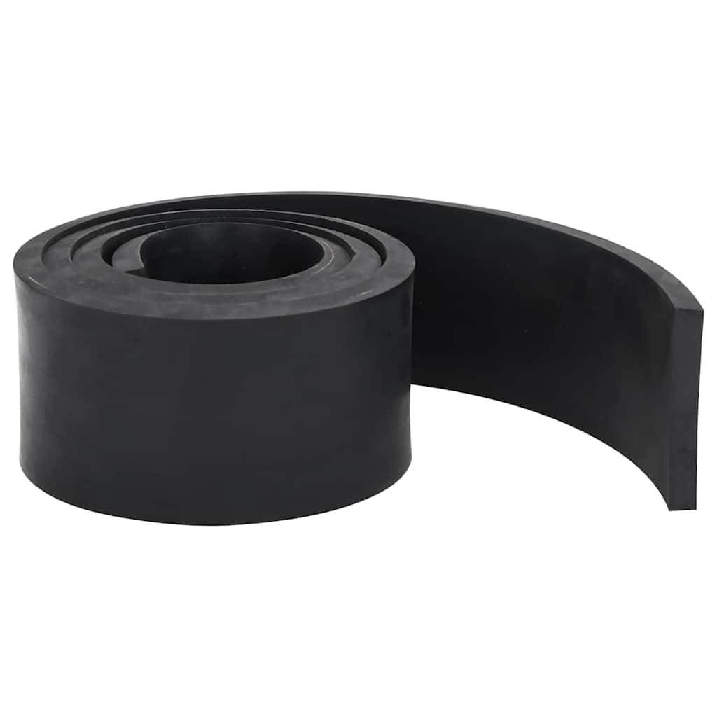 Vidaxl rubberen rand voor sneeuwploeg 180x10x1 cm zwart