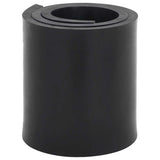 Vidaxl rubberen rand voor sneeuwploeg 100x15x1 cm zwart