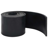 Vidaxl rubber edge for snow plow 250x15x1 cm black