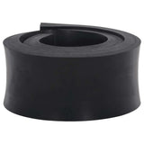 Vidaxxl Gummikante für Schneepflug 120x8x2 cm schwarz