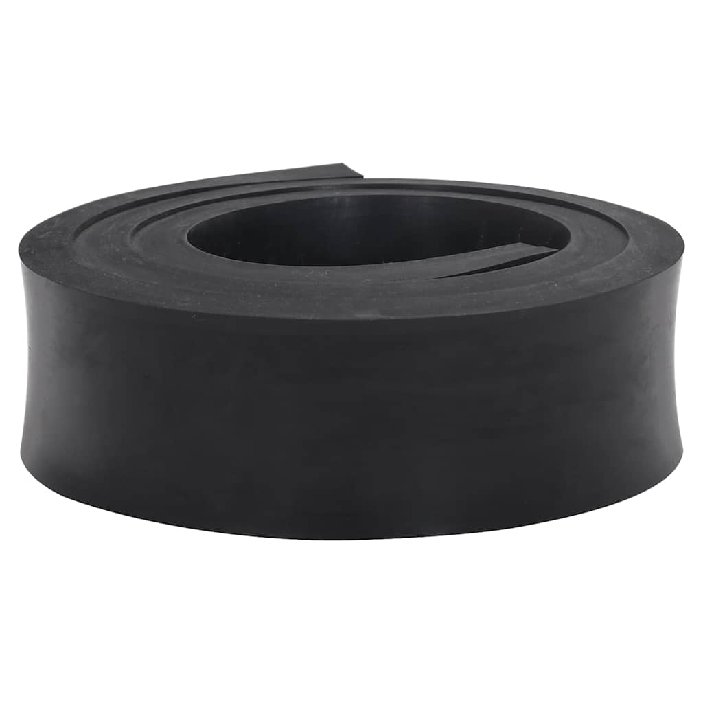 Vidaxl rubber edge for snow plow 150x8x2 cm black