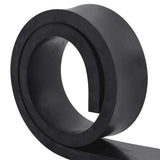 Vidaxxl Gummikante für Schneepflug 150x8x2 cm schwarz