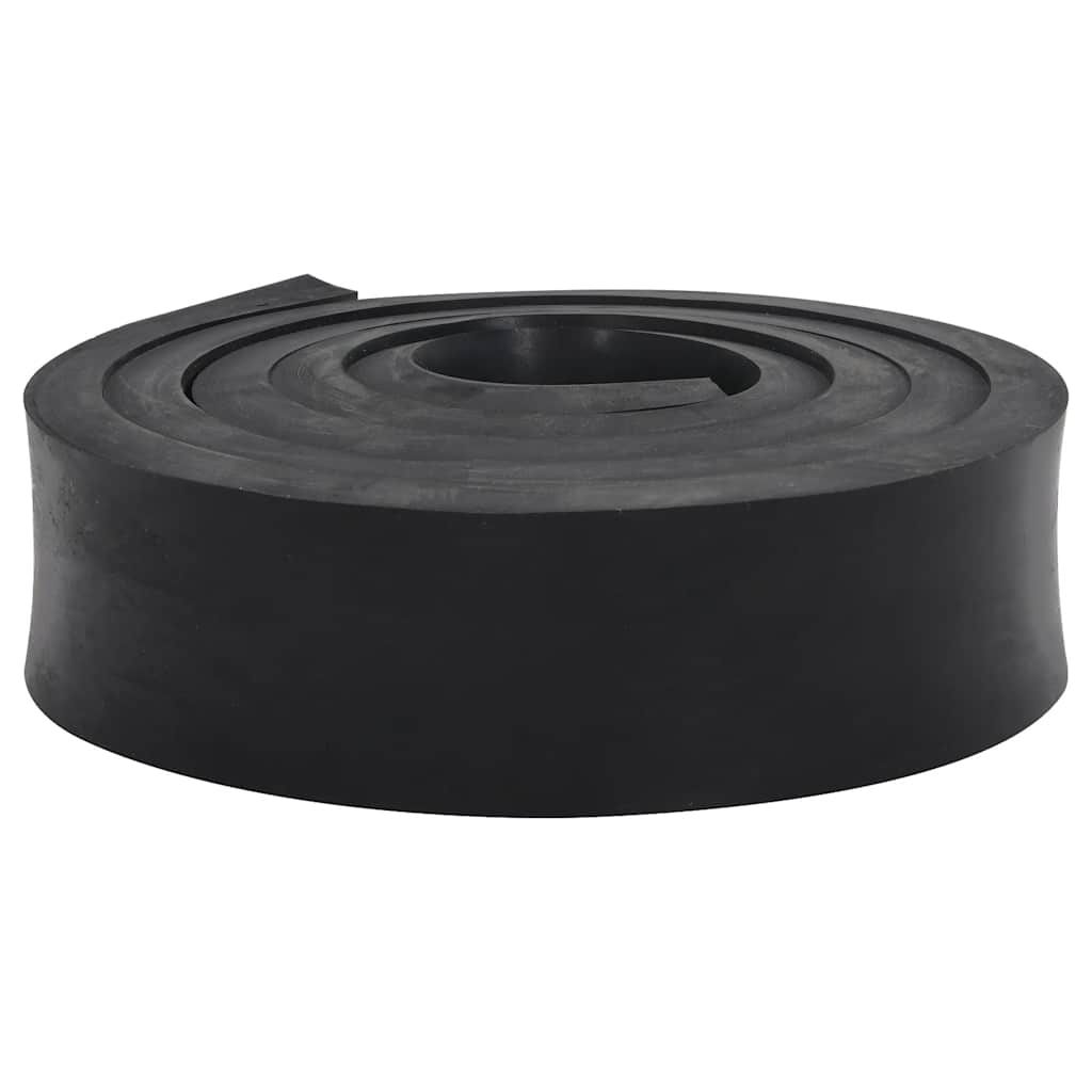 Vidaxl Borde de goma para Snow Stop 250x8x2 CM Negro