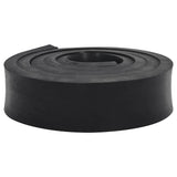 Vidaxl rubber edge for snow plow 300x8x2 cm black